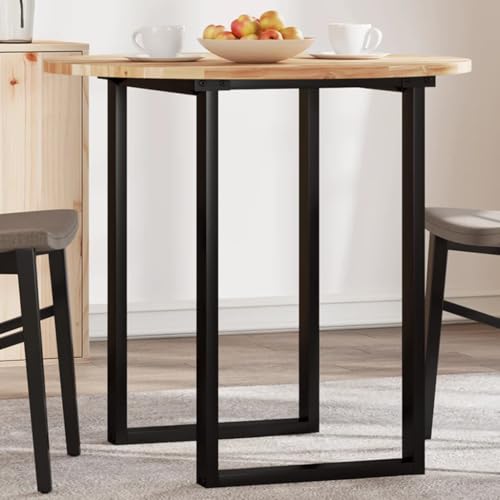 QINXIXINAIXI Tischplatte Rund Ø80x2 cm Massivholz Akazie Holzplatte für Möbelbau Bauholzplatte Rustikale Tischplatte für Esstisch Wohnzimmer von QINXIXINAIXI