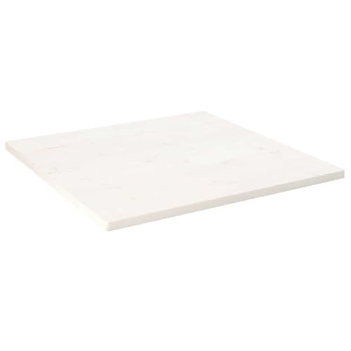 QINXIXINAIXI Tischplatte Weiß 90x90x2,5 cm Massivholz Kiefer Quadratisch Massivholzplatte Massivholztafel Küchentischplatte für Arbeitsplatte Schreibtisch QINXIXINAIXI Tischplatte Weiß 90x90x2,5 cm Massivholz Kiefer Quadratisch Massivholzplatte Massivholztafel Küchentischplatte für Arbeitsplatte Schreibtisch von QINXIXINAIXI