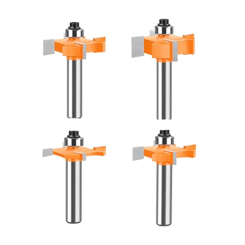 QINZITAO Accurate Router Bit Disc Grooves Cutter Set Hard Alloy Cutter for Woodworking with 8mm Shank and Kugellager QINZITAO Accurate Router Bit Disc Grooves Cutter Set Hard Alloy Cutter for Woodworking with 8mm Shank and Kugellager von QINZITAO