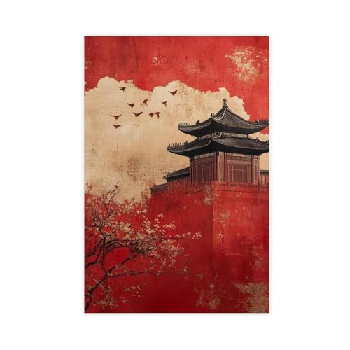 Leinwandposter mit orientalischer Architektur, Wandkunst, Dekordruck, Gemälde für Wohnzimmer, Schlafzimmer, Dekoration, 30 x 45 cm Leinwandposter mit orientalischer Architektur, Wandkunst, Dekordruck, Gemälde für Wohnzimmer, Schlafzimmer, Dekoration, 30 x 45 cm von QIOTBVV