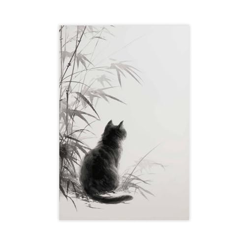 Leinwandposter mit ruhigem Tiermotiv, Wandkunst, Dekordruck, Gemälde für Wohnzimmer, Schlafzimmer, Dekoration, 50 x 75 cm Leinwandposter mit ruhigem Tiermotiv, Wandkunst, Dekordruck, Gemälde für Wohnzimmer, Schlafzimmer, Dekoration, 50 x 75 cm von QIOTBVV
