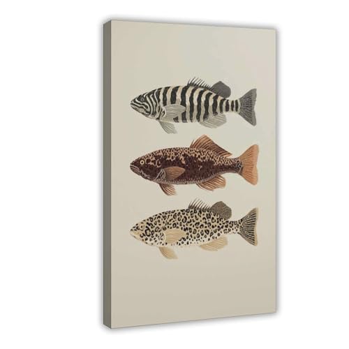 QIOTBVV Kunstdruck auf Leinwand, Motiv: tropische Fische, Schlafzimmer, Dekoration, Landschaft, Büro, Raumdekoration, Geschenk, 60 x 90 cm QIOTBVV Kunstdruck auf Leinwand, Motiv: tropische Fische, Schlafzimmer, Dekoration, Landschaft, Büro, Raumdekoration, Geschenk, 60 x 90 cm von QIOTBVV