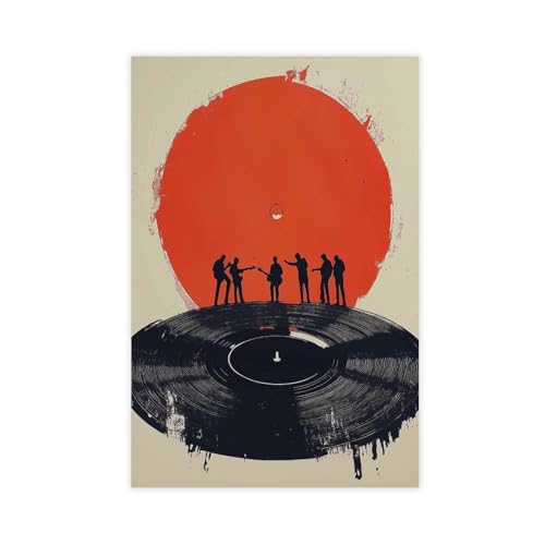 QIOTBVV Musikband-Poster, Leinwand-Poster, Schlafzimmer, Dekoration, Landschaft, Büro, Raumdekoration, Geschenk, 50 x 75 cm QIOTBVV Musikband-Poster, Leinwand-Poster, Schlafzimmer, Dekoration, Landschaft, Büro, Raumdekoration, Geschenk, 50 x 75 cm von QIOTBVV