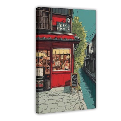 QIOTBVV Rote Schaufensterkunst, Leinwand-Poster, Schlafzimmer, Dekoration, Landschaft, Büro, Raumdekoration, Geschenk, 30 x 45 cm QIOTBVV Rote Schaufensterkunst, Leinwand-Poster, Schlafzimmer, Dekoration, Landschaft, Büro, Raumdekoration, Geschenk, 30 x 45 cm von QIOTBVV