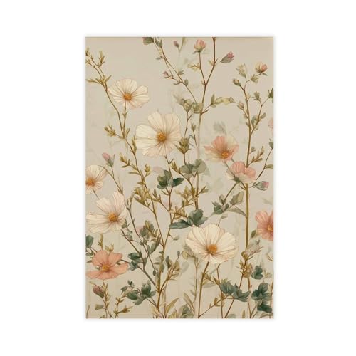 QIOTBVV Weiche Wildblumen-Wandkunst, Leinwand-Poster, Schlafzimmer, Dekoration, Landschaft, Büro, Raumdekoration, Geschenk, 20 x 30 cm QIOTBVV Weiche Wildblumen-Wandkunst, Leinwand-Poster, Schlafzimmer, Dekoration, Landschaft, Büro, Raumdekoration, Geschenk, 20 x 30 cm von QIOTBVV
