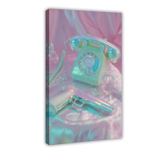 Vaporwave Ästhetisches Leinwand-Poster, Wandkunst, Dekordruck, Bild Gemälde für Wohnzimmer, Schlafzimmer, Dekoration, 20 x 30 cm Vaporwave Ästhetisches Leinwand-Poster, Wandkunst, Dekordruck, Bild Gemälde für Wohnzimmer, Schlafzimmer, Dekoration, 20 x 30 cm von QIOTBVV