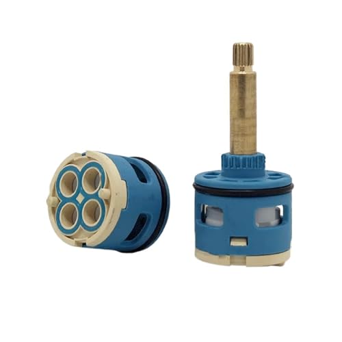 37 mm Keramikscheiben-Kartuschenventil als Ersatz for Einhebel-Monoblock-Mischbatterien in Bad oder Küche (4 Löcher) von QIPUCNLYA