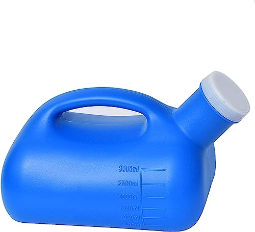Männliches Urinal 3000 ml, tragbare Reisetoilette mit großem Fassungsvermögen und auslaufsicherem Design for Männer von QIPUCNLYA