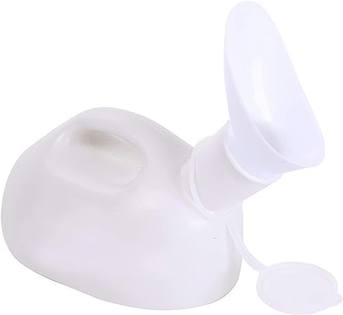 Unisex-Urinal, 2000 ml tragbare Bettpfannenflasche mit Deckel, auslaufsicherer Reise-Urinsammelbehälter for den Heim- und Reisegebrauch von QIPUCNLYA
