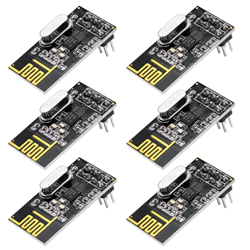 6 Stück NRF24L01+ 2.4G Wireless Transceiver Modul, QIQIAZI NRF24L01 Wireless Transceiver Radio Transceiver Module RF PI ARM Model Wireless Kommunikationsmodul Modul Upgrade-200M 6 Stück NRF24L01+ 2.4G Wireless Transceiver Modul, QIQIAZI NRF24L01 Wireless Transceiver Radio Transceiver Module RF PI ARM Model Wireless Kommunikationsmodul Modul Upgrade-200M von QIQIAZI