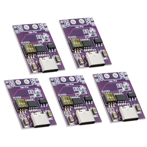 PD/QC/AFC-Schnelllade-Decoy-Trigger Modul, USB C Trigger Modul,Unterstützt 5V 9V 12V 15V 20V Festspannungsausgang（5 Stück） von QIQIAZI