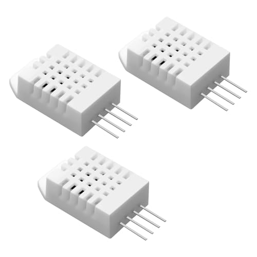 Temperatursensor und Luftfeuchtigkeitssensor, QIQIAZI Digitaler Temperatur- und Feuchtigkeitssensor kompatibel mit Arduino und Raspberry Pi (3 Stück) von QIQIAZI