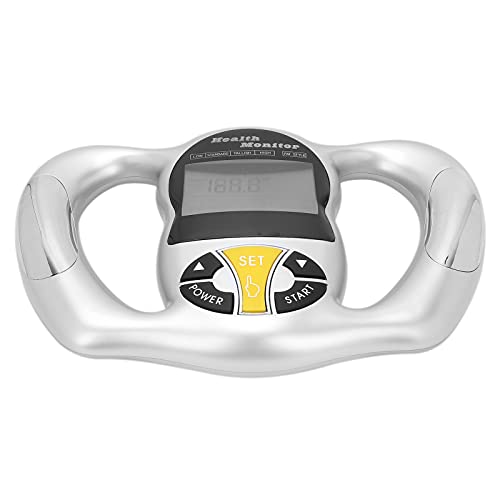 QIRG Fettabbaumonitor, Handgerät Zur Messung des BMI-Massenindex-Körperfett-Analysators Basalmetabolismus Gewichtsverlust Fitness-Monitoring-Prozent-Körperfett-Messgerät mit Datenspeicherfunktion QIRG Fettabbaumonitor, Handgerät Zur Messung des BMI-Massenindex-Körperfett-Analysators Basalmetabolismus Gewichtsverlust Fitness-Monitoring-Prozent-Körperfett-Messgerät mit Datenspeicherfunktion von QIRG