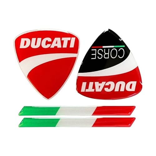 QISUO 3D-Motorrad-Roller-Aufkleber for alle Ducati-Modelle von QISUO