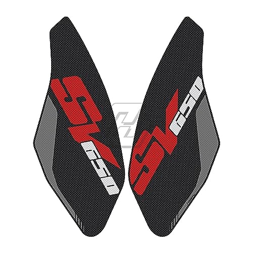 QISUO Motorrad Side Tank Pad Schutz Knie Grip Anti-Rutsch for SV650 SV 650 ABS 2017-2022 QISUO Motorrad Side Tank Pad Schutz Knie Grip Anti-Rutsch for SV650 SV 650 ABS 2017-2022 von QISUO