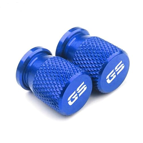 QISUO Motorrad Zubehör Rad Reifen Ventil Kappe Abdeckung for BMW F850GS F 850 ​​GS R1200GS R1250GS R 1200GS R1250 GS R 1250 GS LC ADV (Farbe : Blau) von QISUO