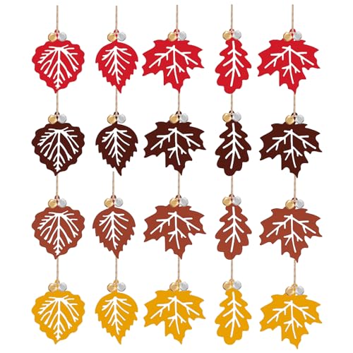 16 Stück Filz Herbst Blatt Girlande Kürbisse Eicheln Ahornblätter 16 Stück Filz Herbst Blatt Girlande Kürbisse Eicheln Ahornblätter von QITHGYD