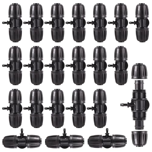 20 Stücke Barbed Tee Anschluss, 8/12 mm bis 4/7 mm Reduzierstück Gartenbewässerung Barbed Tee T-Anschluss, Micro Drip T-Stück Wasser Divider, Gartenbewässerung Wasser Divider für Garten, Rasen 20 Stücke Barbed Tee Anschluss, 8/12 mm bis 4/7 mm Reduzierstück Gartenbewässerung Barbed Tee T-Anschluss, Micro Drip T-Stück Wasser Divider, Gartenbewässerung Wasser Divider für Garten, Rasen von QITIXI:OU