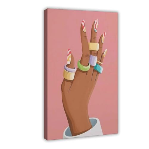 QITJSGD Poster auf Leinwand, Motiv: Kräftige Ringe und Nägel, Schlafzimmerdekoration, Landschaft, Büro, Raumdekoration, Geschenk, 60 x 90 cm QITJSGD Poster auf Leinwand, Motiv: Kräftige Ringe und Nägel, Schlafzimmerdekoration, Landschaft, Büro, Raumdekoration, Geschenk, 60 x 90 cm von QITJSGD