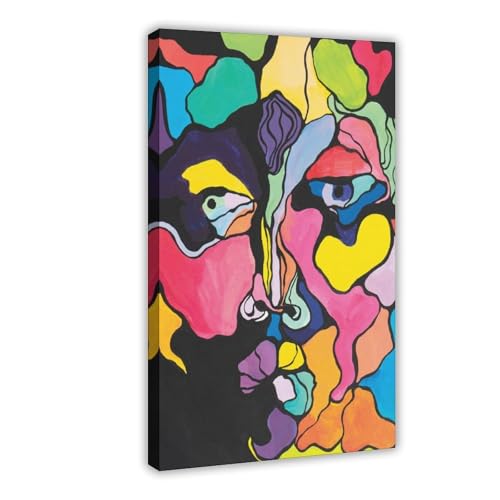 QITUBVAF Abstraktes Portrait-Kunst-Leinwand-Poster, Schlafzimmerdekoration, Landschaft, Büro, Raumdekoration, Geschenk, 40 x 60 cm QITUBVAF Abstraktes Portrait-Kunst-Leinwand-Poster, Schlafzimmerdekoration, Landschaft, Büro, Raumdekoration, Geschenk, 40 x 60 cm von QITUBVAF