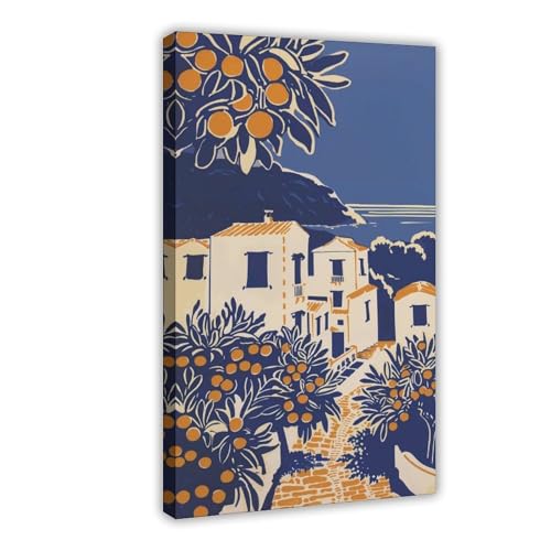 QITUBVAF Leinwandposter "Mediterranean Village", Schlafzimmerdekoration, Landschaft, Büro, Raumdekoration, Geschenk, 40 x 60 cm QITUBVAF Leinwandposter "Mediterranean Village", Schlafzimmerdekoration, Landschaft, Büro, Raumdekoration, Geschenk, 40 x 60 cm von QITUBVAF