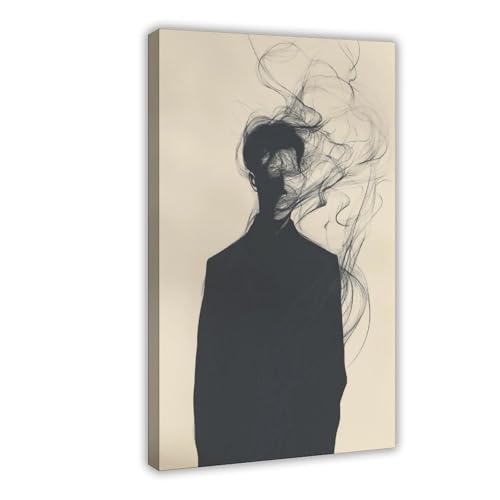 QITUBVAF Leinwandposter "The Smoking Man", Schlafzimmer, Dekoration, Landschaft, Büro, Raumdekoration, Geschenk, 40 x 60 cm QITUBVAF Leinwandposter "The Smoking Man", Schlafzimmer, Dekoration, Landschaft, Büro, Raumdekoration, Geschenk, 40 x 60 cm von QITUBVAF