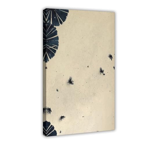 QITUBVAF Leinwandposter mit verstreuten schwarzen Palmenblättern, Wandkunst, Dekordruck, Bild für Wohnzimmer, Schlafzimmer, Dekoration, 40 x 60 cm QITUBVAF Leinwandposter mit verstreuten schwarzen Palmenblättern, Wandkunst, Dekordruck, Bild für Wohnzimmer, Schlafzimmer, Dekoration, 40 x 60 cm von QITUBVAF