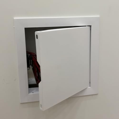 Magnetische Revisionsklappe Weiß Rohrleitungszugangsklappe Wandlochabdeckung Wand-/ Decken-/ Boden-Serviceklappenabdeckung((WxH)30x32in/75x80cm) von QIUHTR