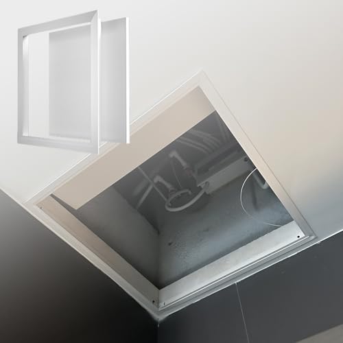 Revisionsklappe Decken Inspektionsluke Für Wand-/Deckenmontage Aluminium-Kabeldurchführungswandplatte((WxH)22x34in/55x86cm) von QIUHTR