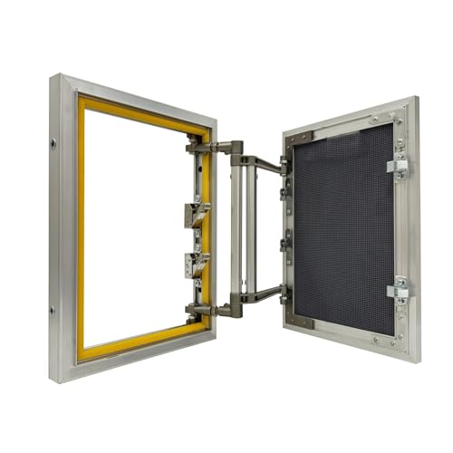 Revisionsklappe Metallabdeckung Aluminium-Kabeldurchführungswandplatte Wandpaneelabdeckung für Trockenbauwände((WxH)40x30cm/15.7x11.8in) von QIUHTR