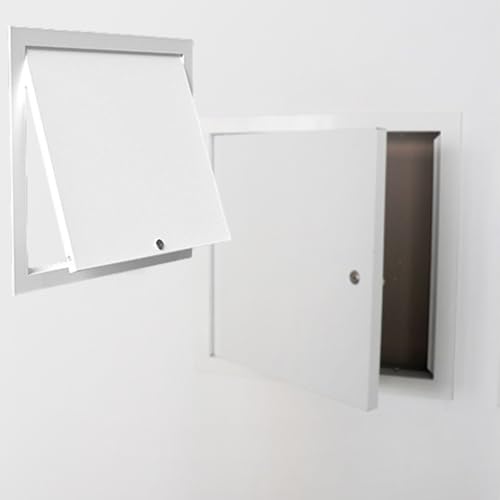 Revisionsklappe Metallabdeckung Aluminium-Kabeldurchführungswandplatte für Dachbodenwand-Zugangslöcher((WxH)16x24in/40x61cm) von QIUHTR
