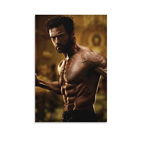 QIUMING Hugh Jackman Poster Schauspieler Leinwand Kunstdrucke Poster Foto Bild Malerei Poster Raumdekoration 20 x 30 cm QIUMING Hugh Jackman Poster Schauspieler Leinwand Kunstdrucke Poster Foto Bild Malerei Poster Raumdekoration 20 x 30 cm von QIUMING