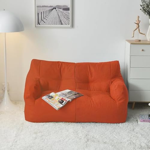 QIUMING Kreatives kleines Sofa, faules Sitzsack-Sofa, Doppelbalkon, Schlafzimmer, Wohnzimmer, Dekoration, Vermietung, Tatami, Zwei Sitze (ohne Füllung) von QIUMING