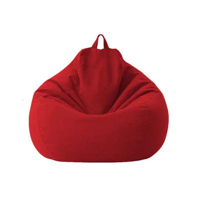 QIUMING Lazy Sitzsack, Sofabezug, Stühle ohne Füllstoff, Leinenstoff, Liegesitz, Sitzsack, Puff, Couch, Tatami, Wohnzimmermöbel (ohne Füllstoff) von QIUMING