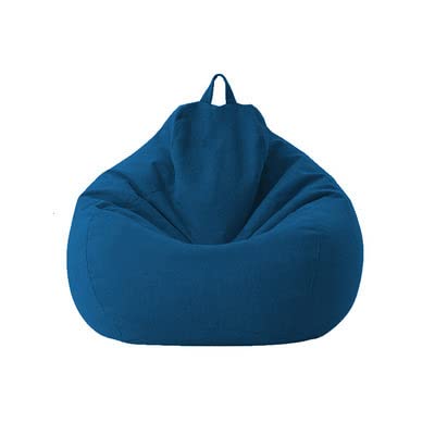 QIUMING Lazy Sitzsack, Sofabezug, Stühle ohne Füllstoff, Leinenstoff, Liegesitz, Sitzsack, Puff, Couch, Tatami, Wohnzimmermöbel (ohne Füllstoff) von QIUMING