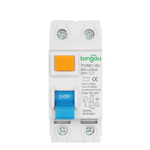 Leitungsschutzschalter 2P 6A-63A 10mA 30mA 100mA 6KA FI-SCHUTZSCHALTER RCD 230V Elektromechanischer Fehlerstromschutzschalter Differentialschutzschalter Sicherheitsschalter Circuit Breaker(2Pole 300mA Leitungsschutzschalter 2P 6A-63A 10mA 30mA 100mA 6KA FI-SCHUTZSCHALTER RCD 230V Elektromechanischer Fehlerstromschutzschalter Differentialschutzschalter Sicherheitsschalter Circuit Breaker(2Pole 300mA von QIUSHIBO