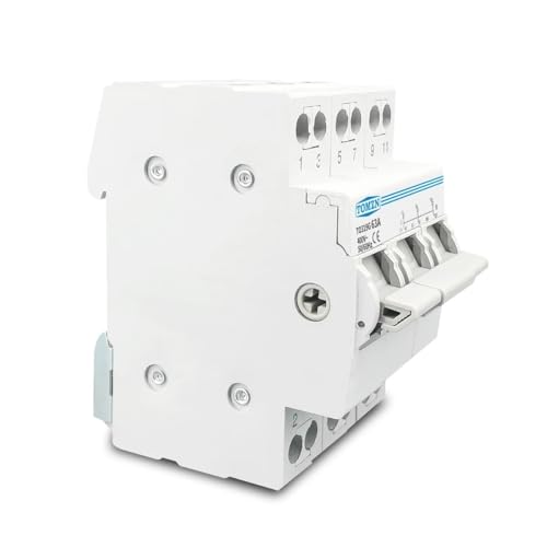 QIUSHIBO Leitungsschutzschalter 1P 2P 3P 4P 40A 63A MTS Dual Power Manuelle Transfer Trennen Schalter Interlock Circuit Breaker Circuit Breaker(3,63A) von QIUSHIBO