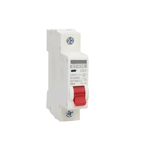 QIUSHIBO Leitungsschutzschalter DC 1P 250V/2P 500V Photovoltaik Circuit Breaker 6A 10A 16A 20A 25A 32A 40A 50A 63A Mini MCB PV Systeme Protector Circuit Breaker(1P 250V,20A) von QIUSHIBO