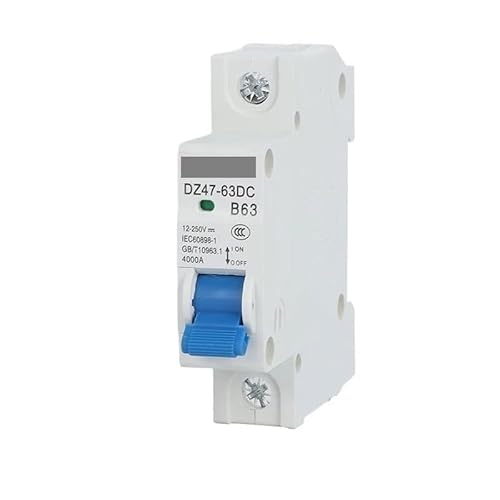 QIUSHIBO Leitungsschutzschalter DC-Leistungsschalter 24 V 36 V 48 V 60 V 72 V Leistungsschalter Schaltung Schutzschalter 63 A 80 A 100 A 125 A Netzschalter Circuit Breaker(1P,32A) von QIUSHIBO