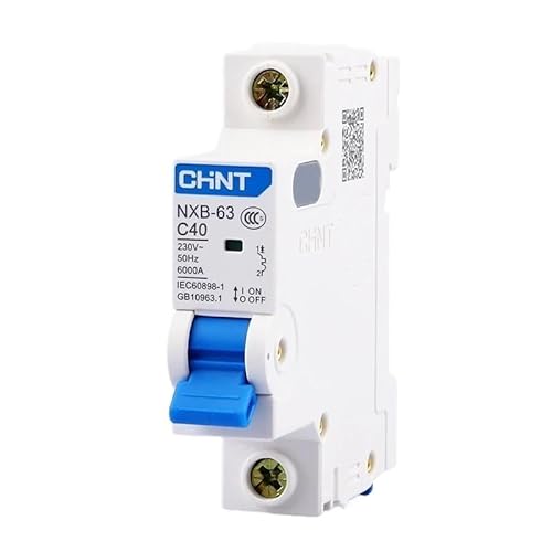 QIUSHIBO Leitungsschutzschalter NXB-63 1P AC 230/400V Leitungsschutzschalter C 6A 10A 16A 20A 25A 32A 40 63A 80 100 125 Überlastschutz TYP C Circuit Breaker(63A) von QIUSHIBO