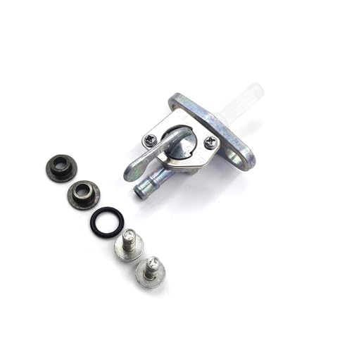 Benzinhahn Schalter Motorrad-Kraftstoffschalterventil, Benzinhahn, Benzin-Öltank, Benzin-Ein-/Aus-Motorhahn, passend für Honda CR250 450 2-Takt Ventilpumpe Petcock von QIUYMGFG