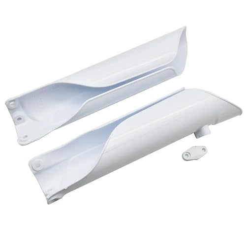 QIUYMGFG Motorrad Gabel Motocross Gabel Abdeckung Stoßdämpfer Schutz Protector Fit Für KTM Gas EC EX MC FC TC TE TX FX FC EXC FE EXC-F SX SX-F 125 150 250 300 Motorrad Gabelabdeckungen(White) von QIUYMGFG