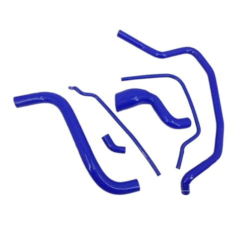 Turboschlauch Passend für 1986 1987 1988 Porsche 944 2.5L Nicht-Turbo Silikon-Kühlerkühlmittelschlauch-Kit Benzinschlauch(Blue) von QIUYMGFG