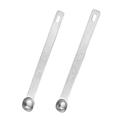 2 Stück Edelstahl-Messlöffel, Milchpulverlöffel Mit Waage, Küchenmesswerkzeuge, Geeignet Zum Backen, Kaffee Und Kochen. 2 Stück Edelstahl-Messlöffel, Milchpulverlöffel Mit Waage, Küchenmesswerkzeuge, Geeignet Zum Backen, Kaffee Und Kochen. von QIXNBL