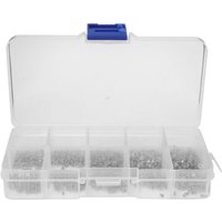 Qiyao - 1000-teiliges Mehrzweckschrauben-Set, universelles Laptop-Schraubenset, M1, M1.2, M1.4, M1.7 von QIYAO