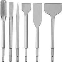 6-teiliges Betonmeißel-Set, Hammerbohrer-Set, inkl. Spitzmeißel, 20 mm, 40 mm, 75 mm Flachmeißel, 35 mm Fliesenmeißel und U-förmiger Meißel 6-teiliges Betonmeißel-Set, Hammerbohrer-Set, inkl. Spitzmeißel, 20 mm, 40 mm, 75 mm Flachmeißel, 35 mm Fliesenmeißel und U-förmiger Meißel von QIYAO