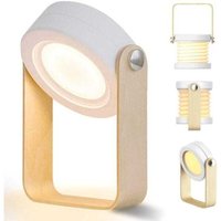 Dimmbare Touch LED Nachttischlampe Retro Tischlampe mit Holzgriff 3 Helligkeitsstufen Faltbare tragbare Tischlampe mit Dimmbare Touch LED Nachttischlampe Retro Tischlampe mit Holzgriff 3 Helligkeitsstufen Faltbare tragbare Tischlampe mit von QIYAO
