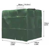 Qiyao - IBC-Tankabdeckung - Für 1000-Liter-Wassertank - Für IBC-Tank - Grün, 120 × 100 × 116 Qiyao - IBC-Tankabdeckung - Für 1000-Liter-Wassertank - Für IBC-Tank - Grün, 120 × 100 × 116 von QIYAO