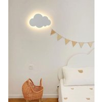 LED Wandleuchte Kinderzimmer Wandbeleuchtung Warmes Licht Schlafzimmer Leselampe Weiß Kreative Wolken Wohnzimmer Nachtlampe Flur Nachttischlampe von QIYAO