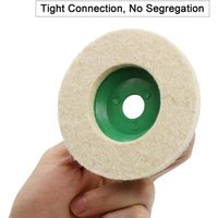 10 stücke 4 Zoll Runde Wollfilz Rad Disc Pads für 100mm Winkel Grinder Polieren Polieren 10 stücke 4 Zoll Runde Wollfilz Rad Disc Pads für 100mm Winkel Grinder Polieren Polieren von QIYAO